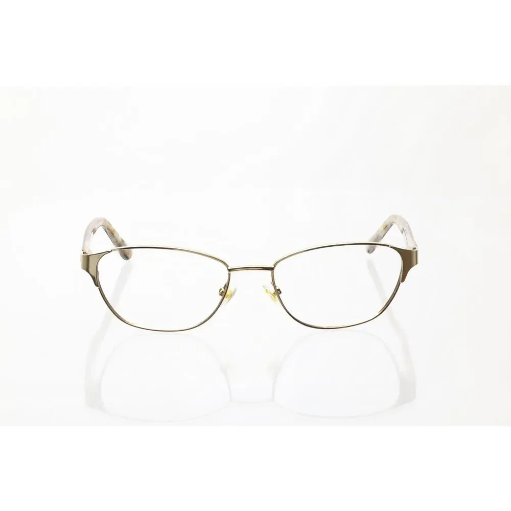 Liz Claiborne L639 TUI Gold/Brown 53-17-135 Eyeglasses FRAMES ONLY - FAIR - READ